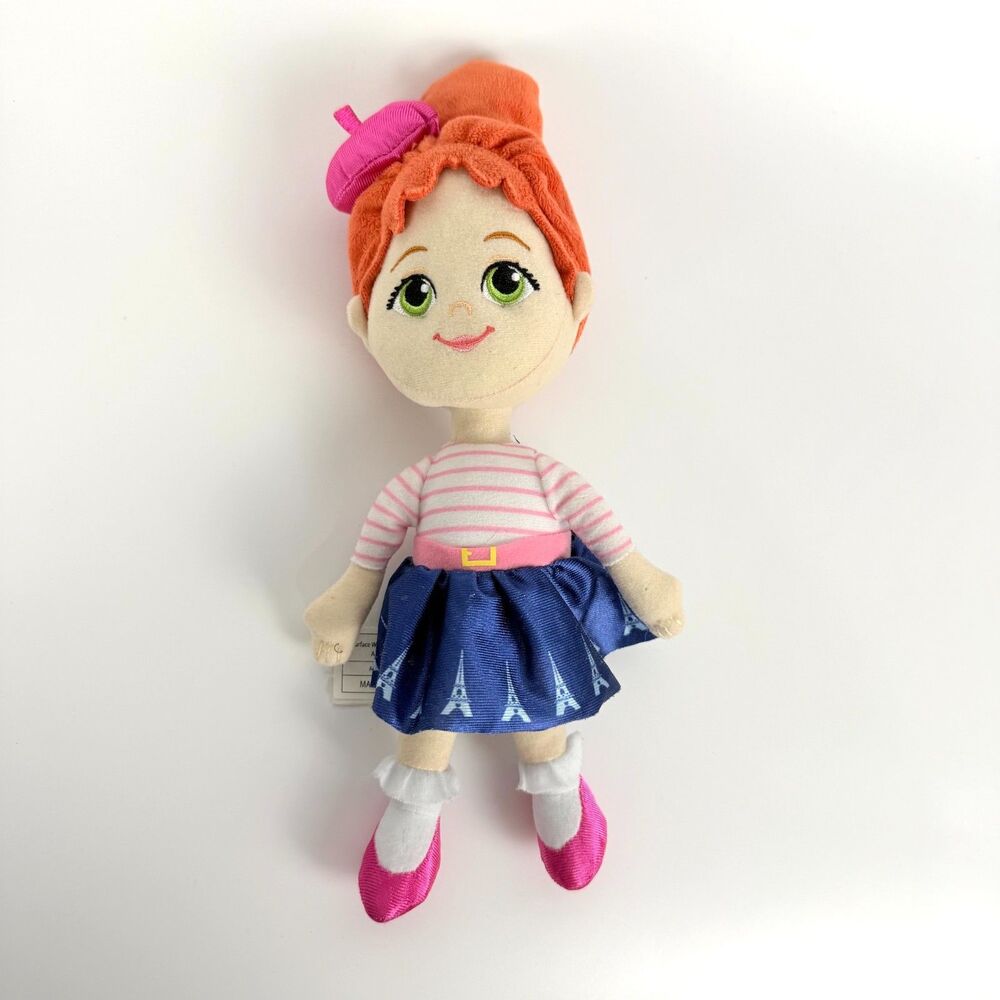 Bonjour! Disney Junior Fancy Nancy Plush Doll Paris Nancy Play Doll 12” Toy